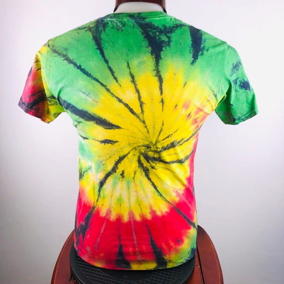 Peace Sign Tye-Dye Mens M Graphic T Shirt - Picture 4 of 5